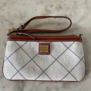 DOONEY & BOURKE Signature Blue (Light & Dark Blue) Monogram Print Wristl…